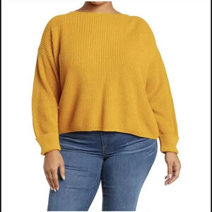 French Connection Millie Mozart Drop Shoulder Sweater Oversized XS